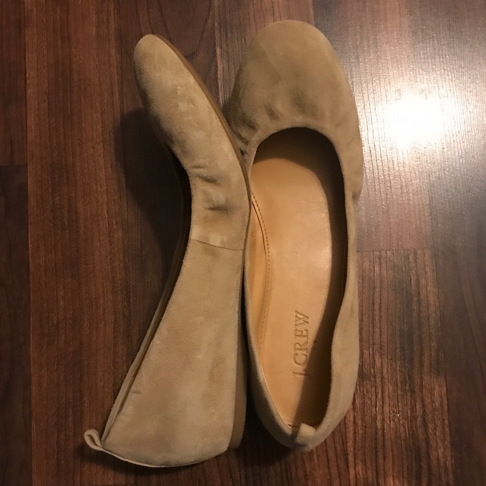 Jcrew Suede Ballet Flats